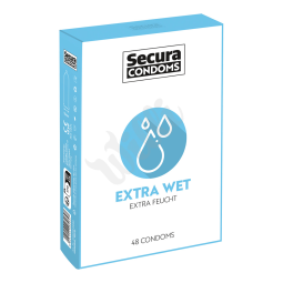 Kondomy Secura Extra Wet 48 ks