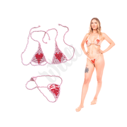 Jedlý komplet Candy G-String and Bra Set